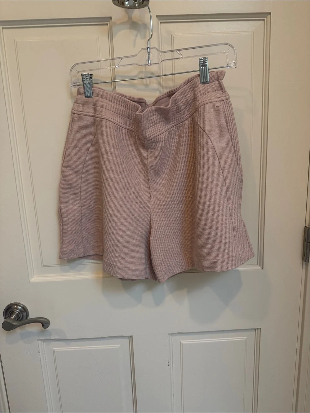lululemon athletica Blush Pink Soft-Knit High-Rise Shorts